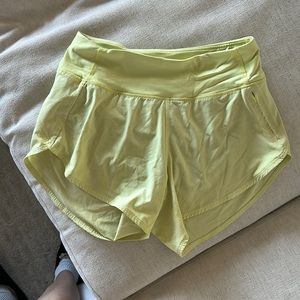 Outdoor voices Hudson yellow shorts